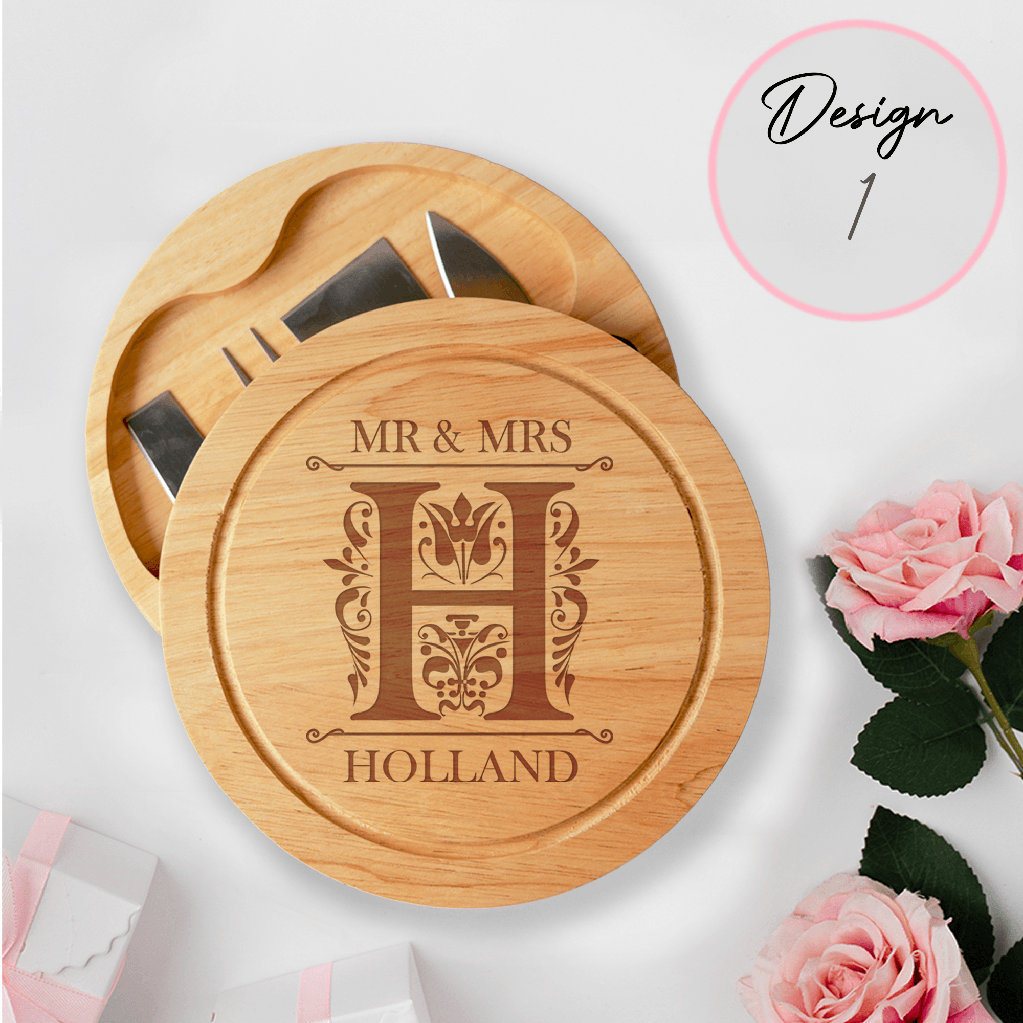 Personalised Engraved Cheese Board Wedding Gift - So Bespoke Gifts