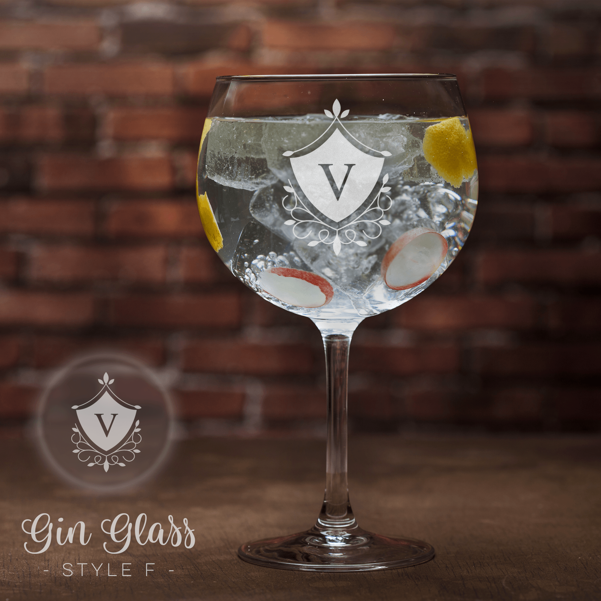 Personalised Engraved Gin Glass - So Bespoke Gifts
