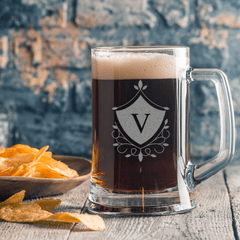 Personalised Engraved Glass Beer Tankard - So Bespoke Gifts