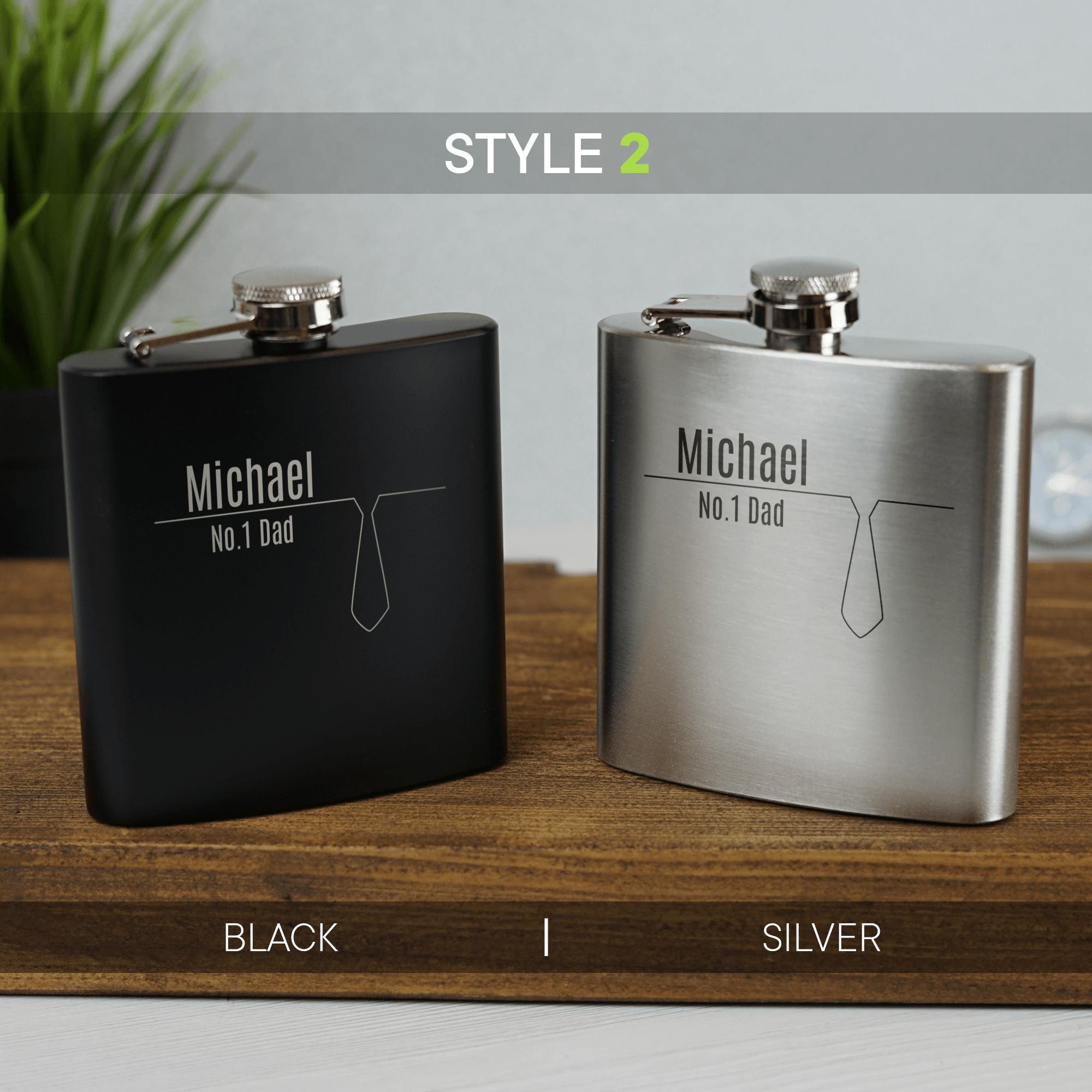 Personalised Engraved Hip Flask - So Bespoke Gifts