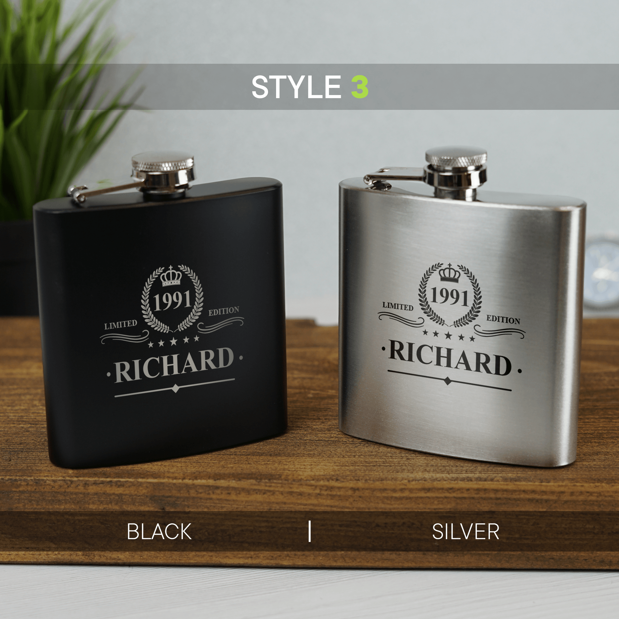 Personalised Engraved Hip Flask - So Bespoke Gifts