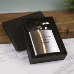 Personalised Engraved Hip Flask - So Bespoke Gifts