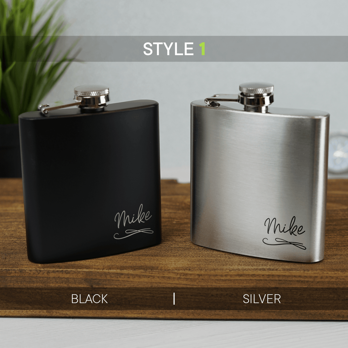 Personalised Engraved Hip Flask - So Bespoke Gifts