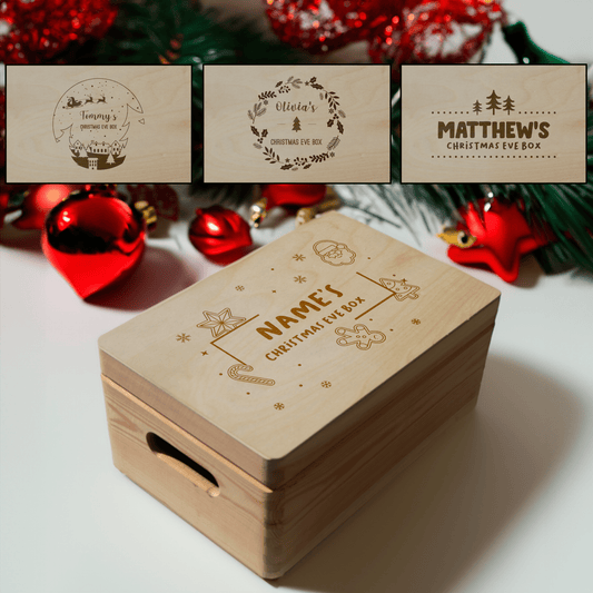 Personalised Engraved Large Christmas Eve Box - So Bespoke Gifts