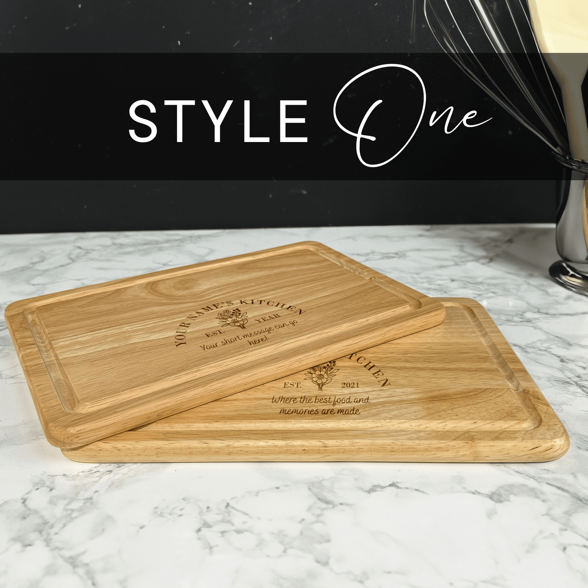 Personalised Engraved Mother's Day Chopping Board - So Bespoke Gifts