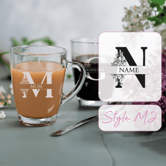 Personalised Engraved Mothers Day Glass Mug - So Bespoke Gifts