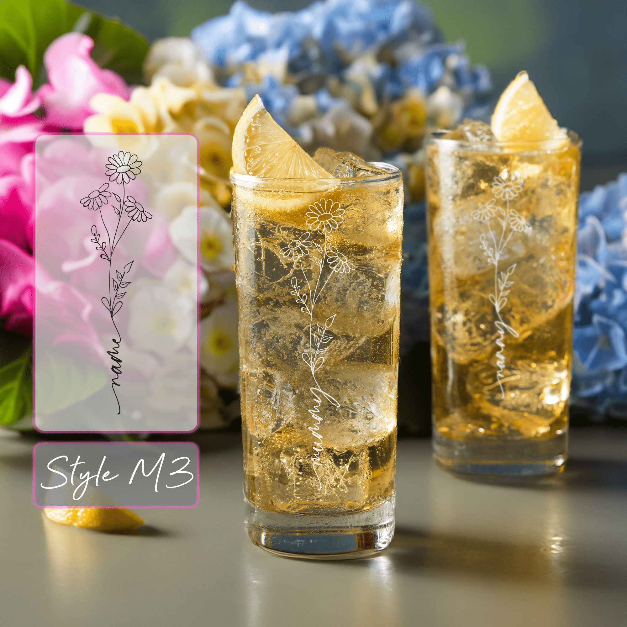 Personalised Engraved Mothers Day Hiball Glass - So Bespoke Gifts