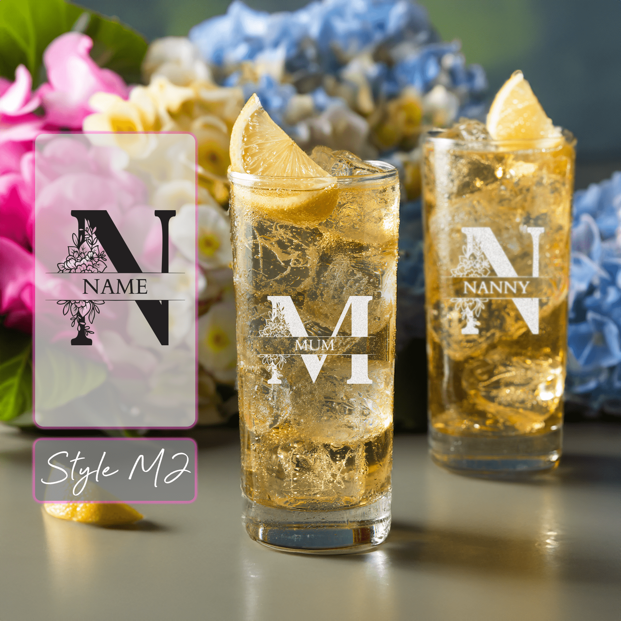Personalised Engraved Mothers Day Hiball Glass - So Bespoke Gifts