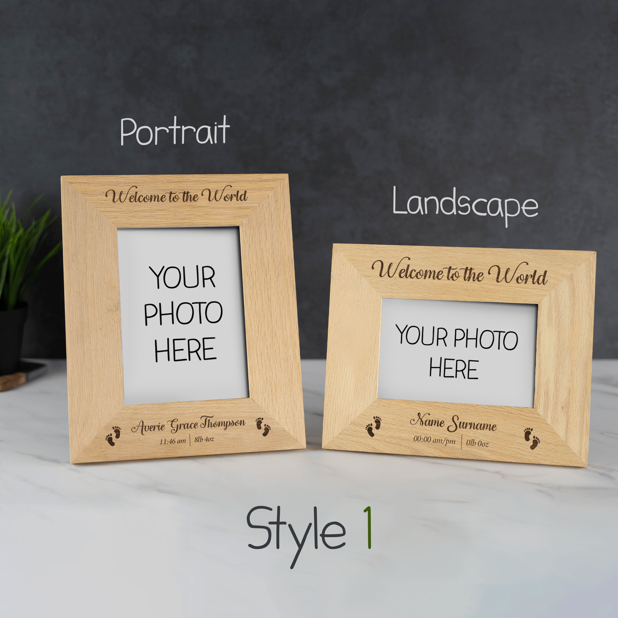 Personalised Engraved Photo Frame - So Bespoke Gifts