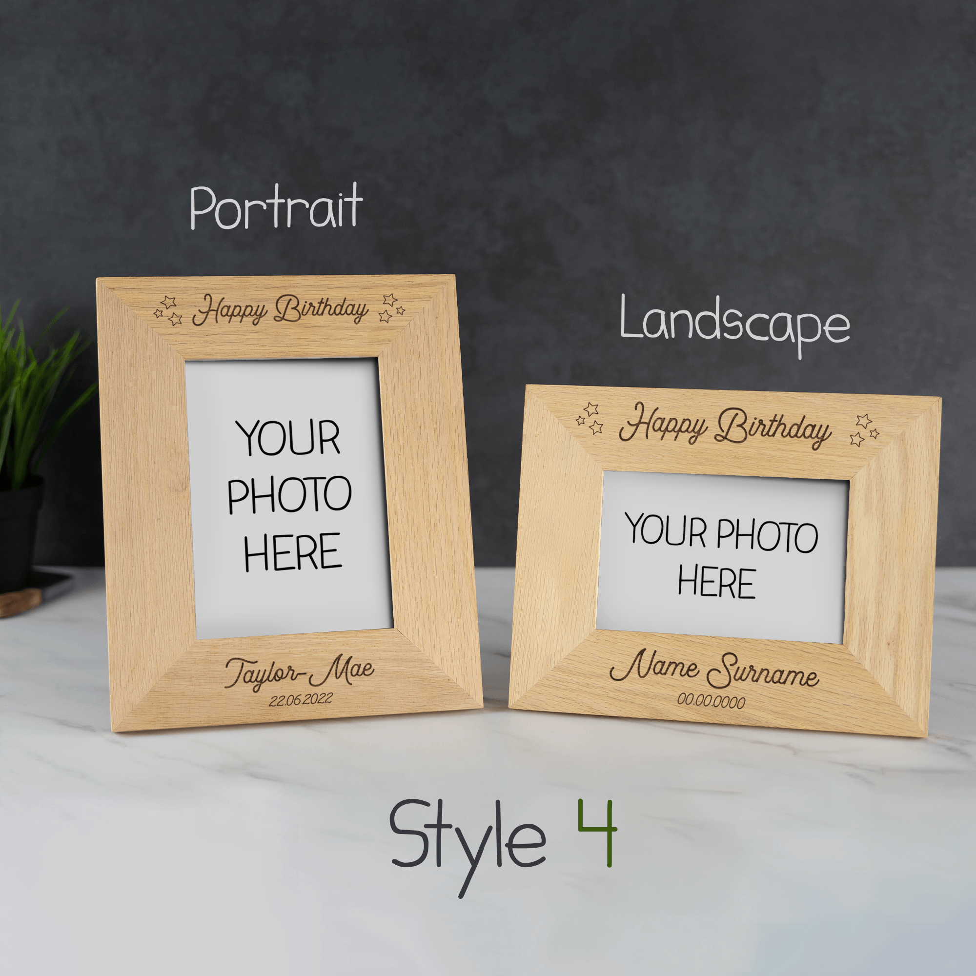 Personalised Engraved Photo Frame - So Bespoke Gifts