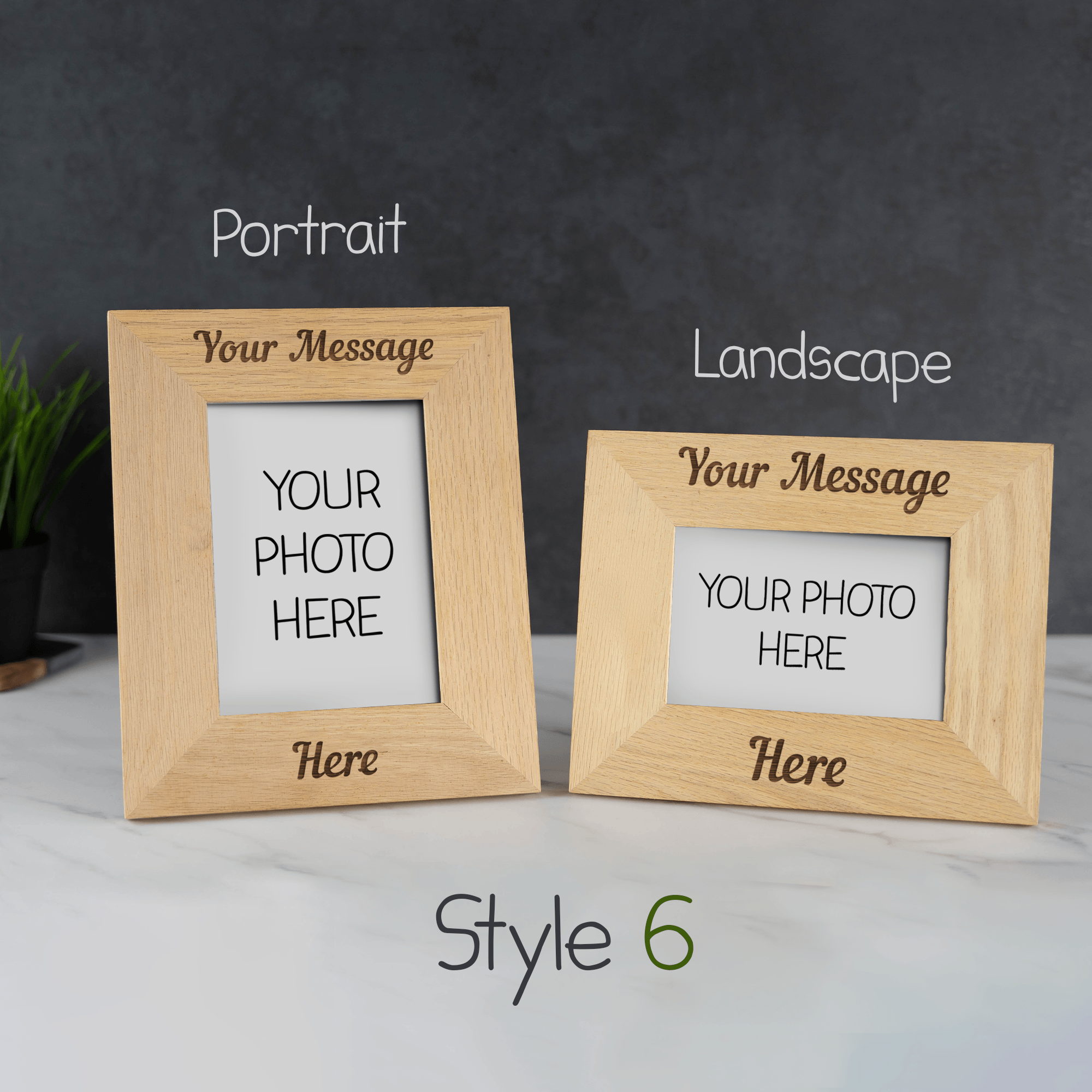 Personalised Engraved Photo Frame - So Bespoke Gifts