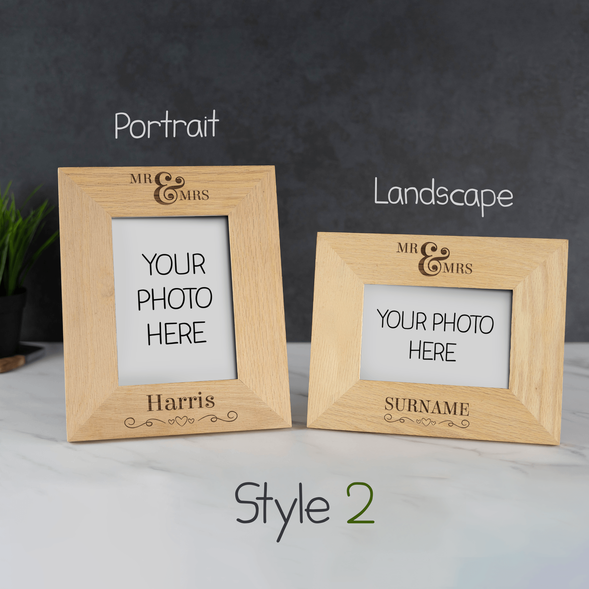 Personalised Engraved Photo Frame - So Bespoke Gifts
