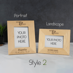 Personalised Engraved Photo Frame - So Bespoke Gifts