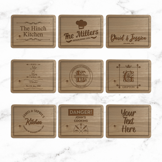 Personalised Engraved Rectangle Chopping Board - So Bespoke Gifts