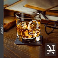 Personalised Engraved Square Whiskey Glass - So Bespoke Gifts