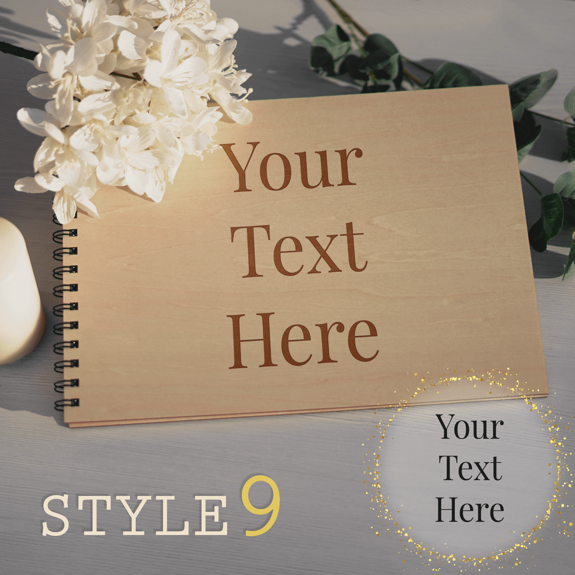 Personalised Engraved Wedding Guest Book - So Bespoke Gifts