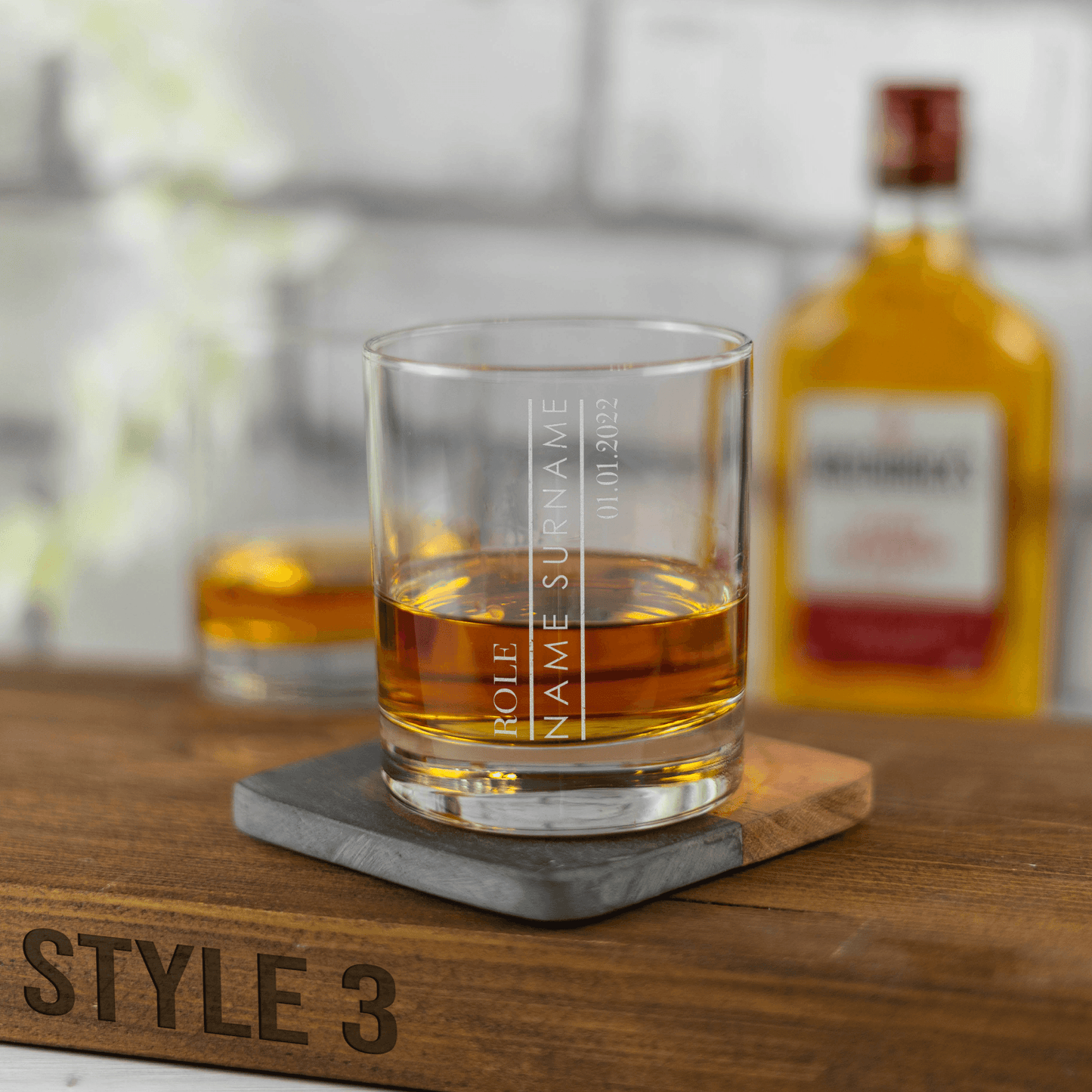 Personalised Engraved Wedding Whiskey Glasses - So Bespoke Gifts