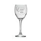 Personalised Engraved Wine Glass - So Bespoke Gifts