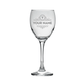 Personalised Engraved Wine Glass - So Bespoke Gifts