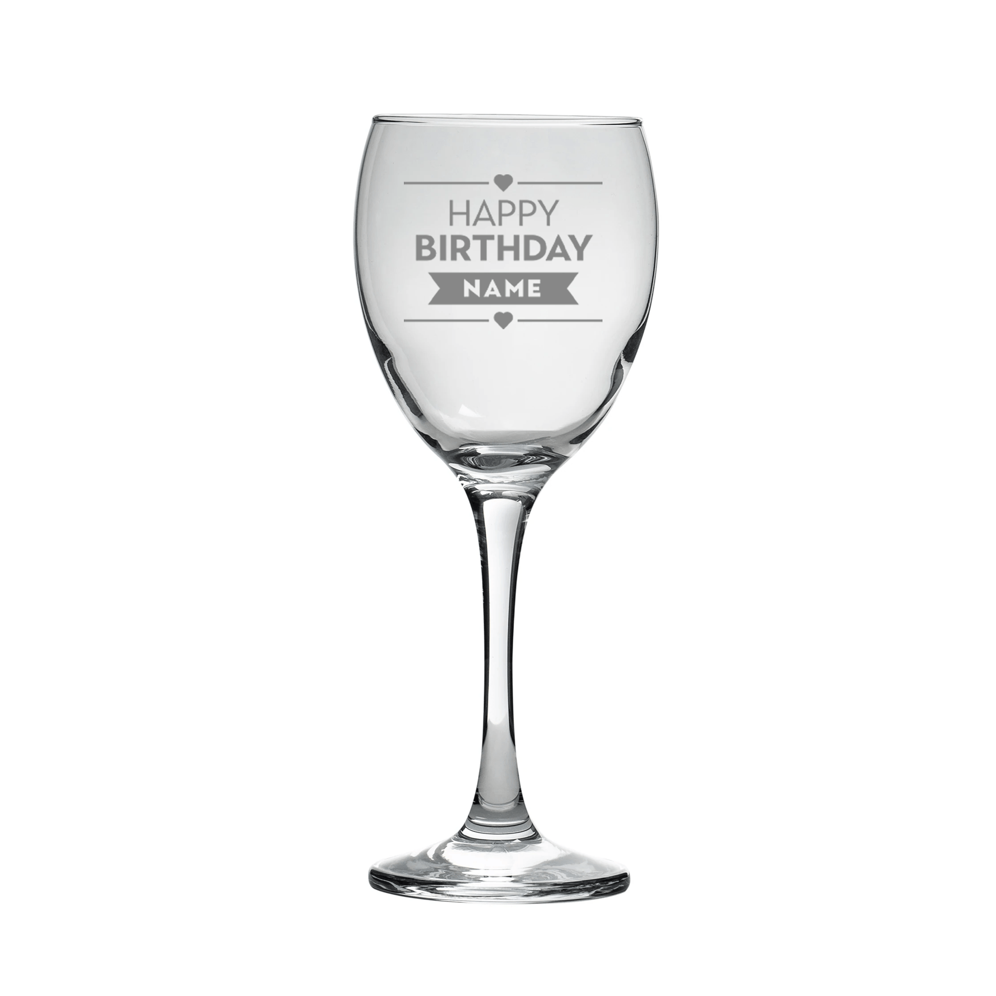 Personalised Engraved Wine Glass - So Bespoke Gifts