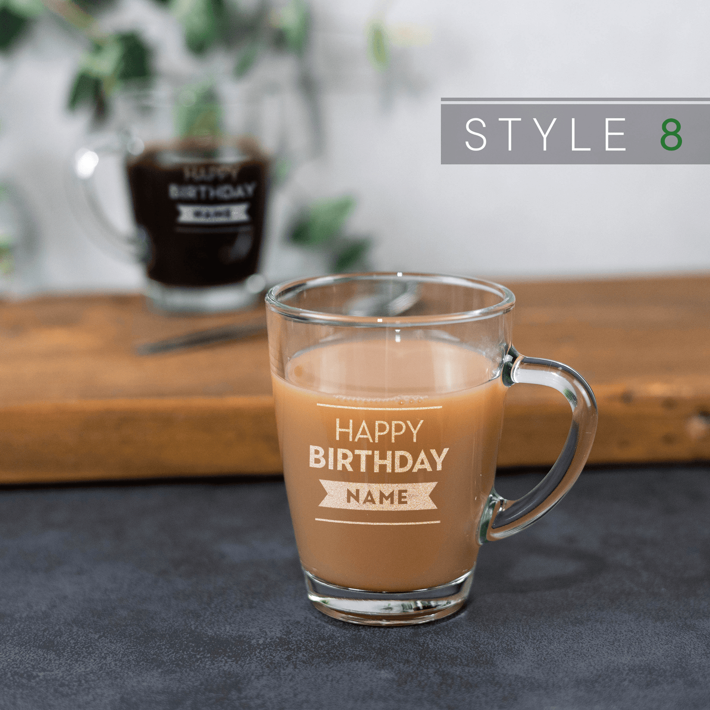 Personalised Glass Mug - So Bespoke Gifts