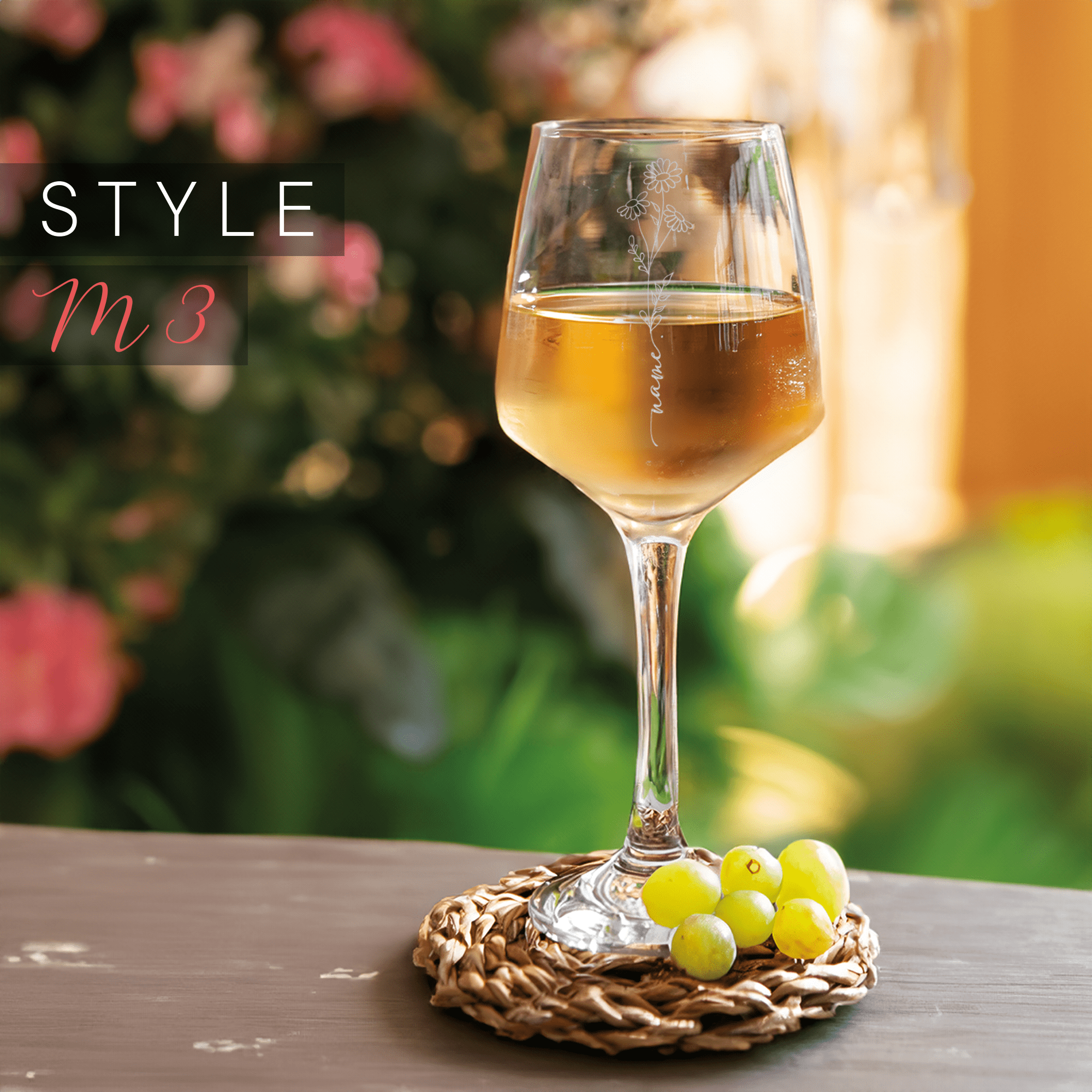 Personalised Mothers Day White Wine Glass - So Bespoke Gifts