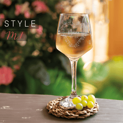 Personalised Mothers Day White Wine Glass - So Bespoke Gifts