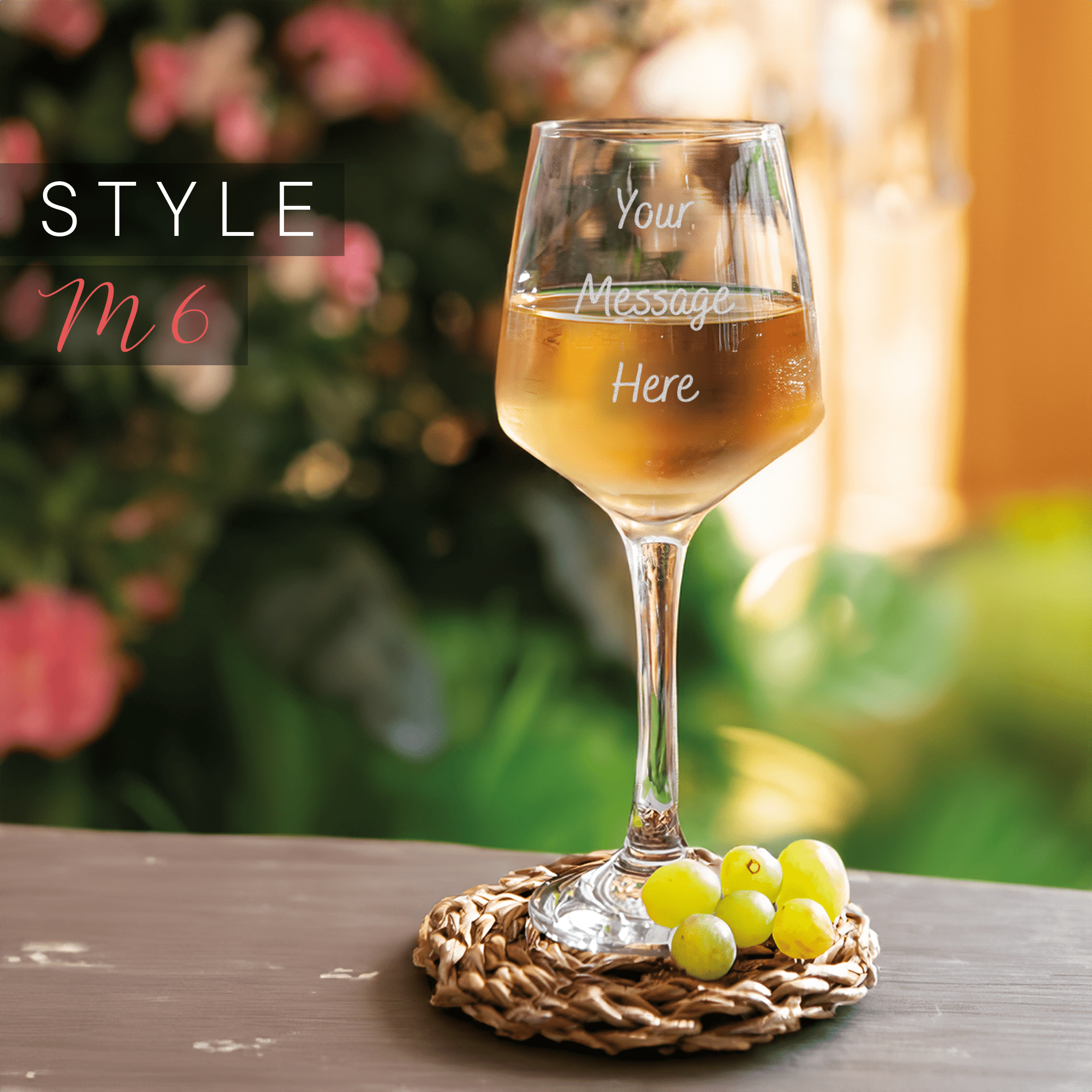 Personalised Mothers Day White Wine Glass - So Bespoke Gifts
