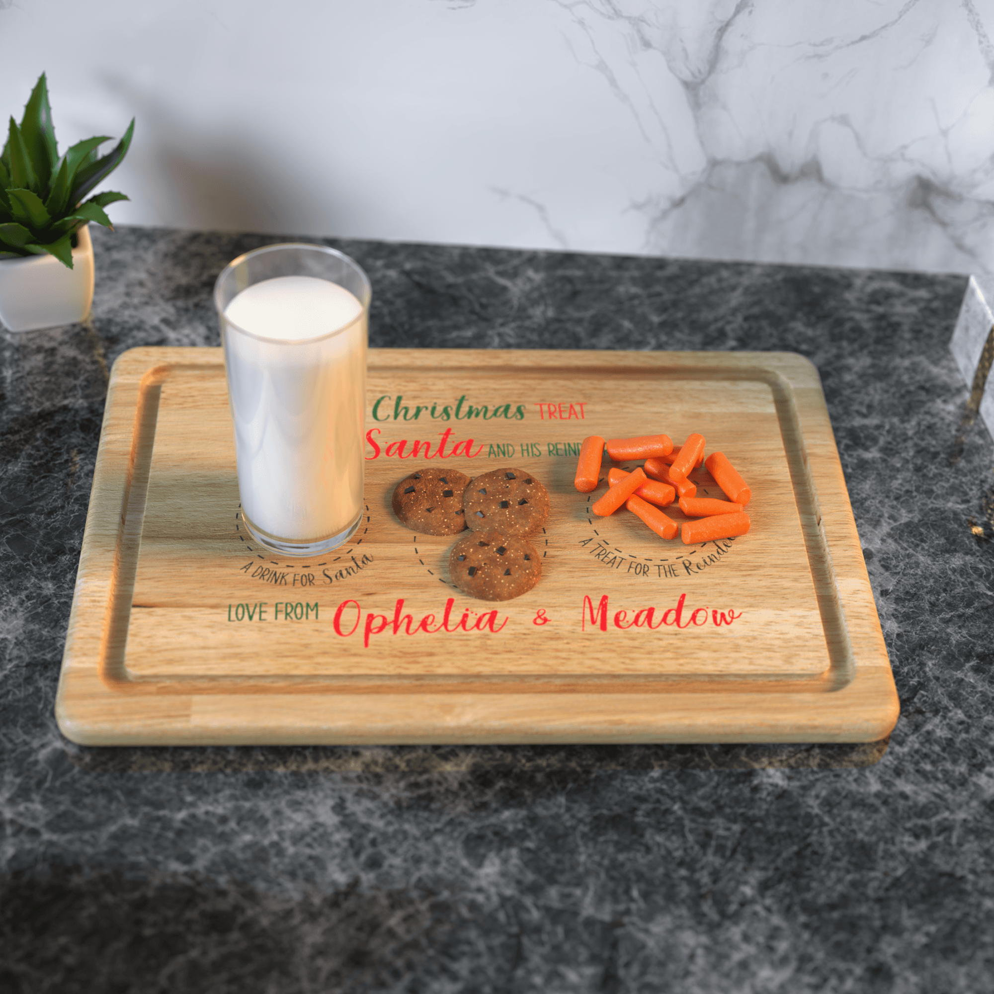 Personalised Printed Christmas Eve Board - So Bespoke Gifts