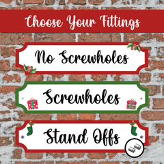 Personalised Printed Christmas Street Sign - So Bespoke Gifts