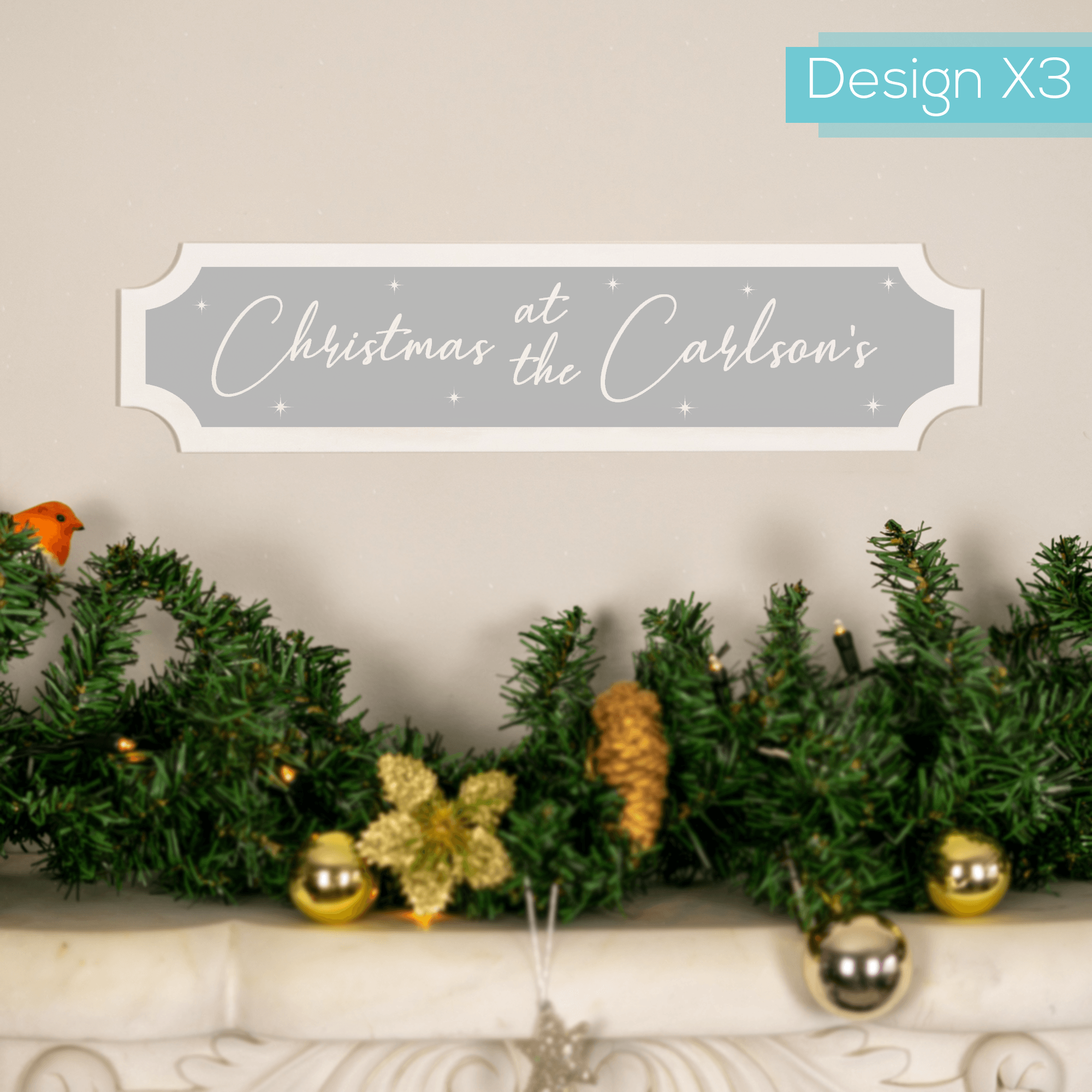 Personalised Printed Christmas Street Sign - So Bespoke Gifts