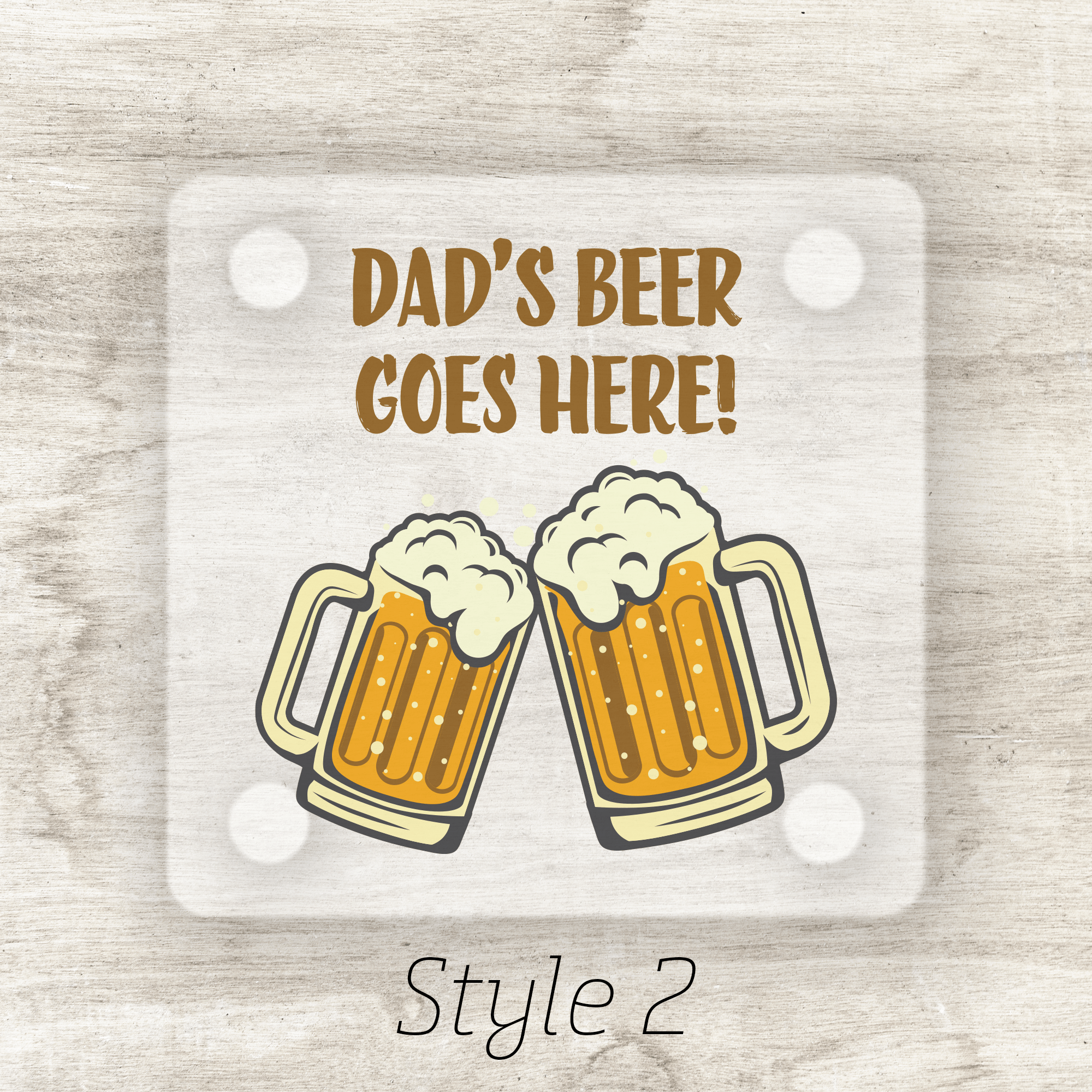 Personalised Printed Coaster - So Bespoke Gifts