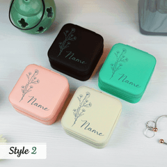 Personalised Printed Faux Leather Jewellery Box - So Bespoke Gifts