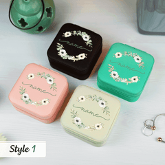Personalised Printed Faux Leather Jewellery Box - So Bespoke Gifts