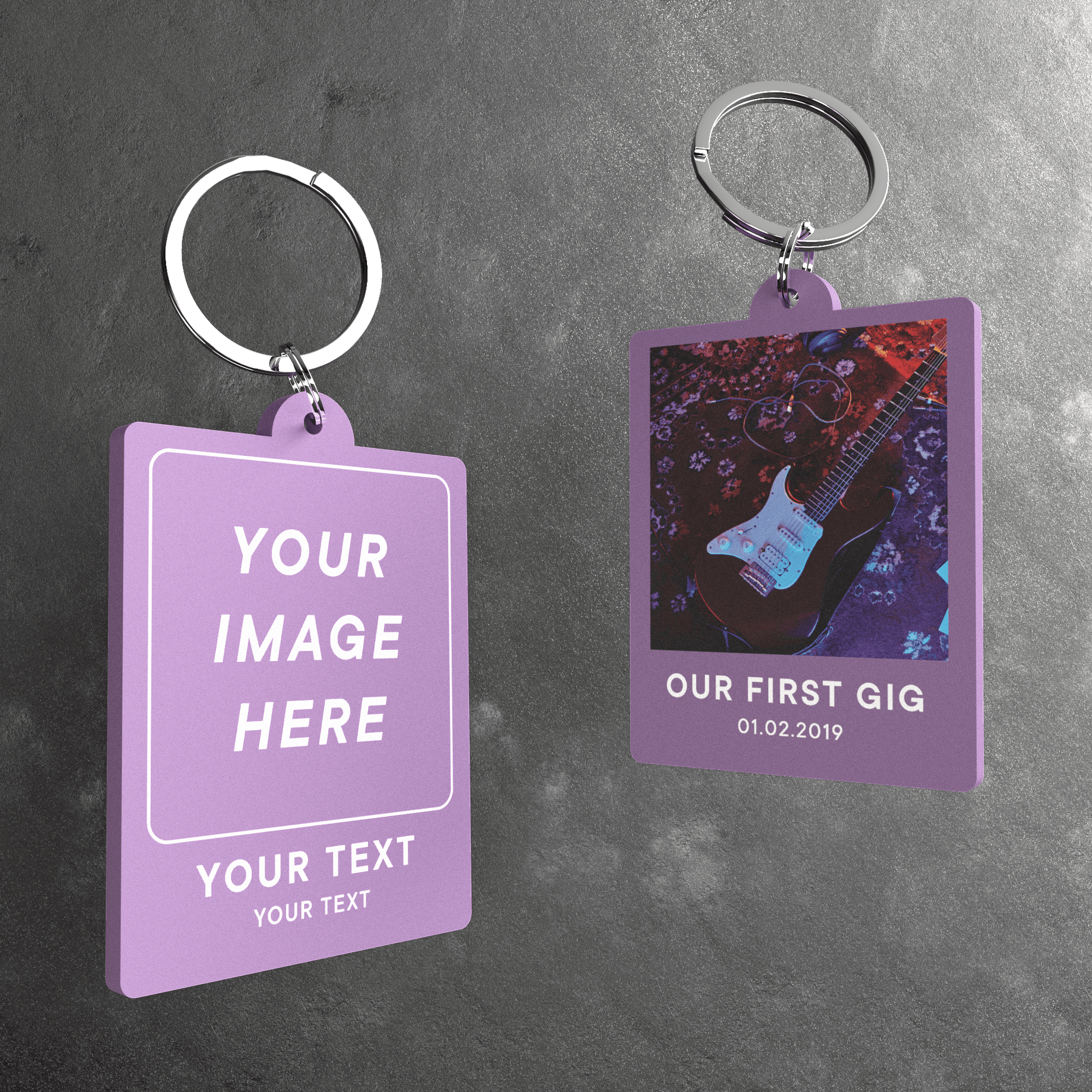 Personalised Retro Photo Keyring - So Bespoke Gifts