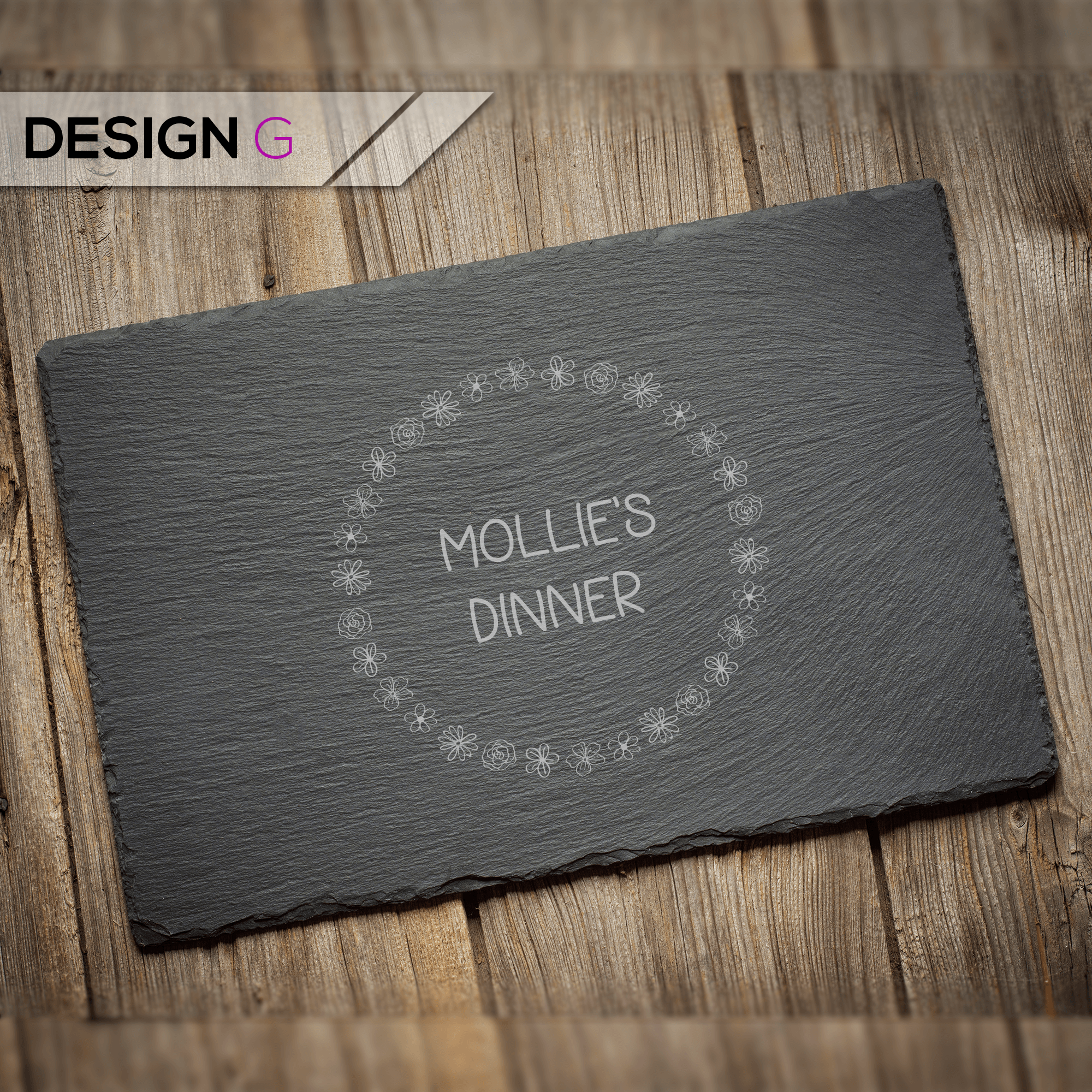 Personalised Slate Placemat - So Bespoke Gifts
