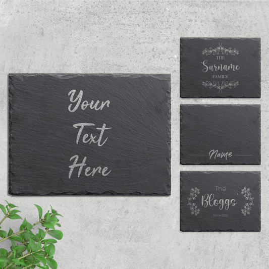 Personalised Slate Placemat - So Bespoke Gifts