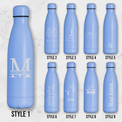 Personalised Water Bottle 500ml - So Bespoke Gifts
