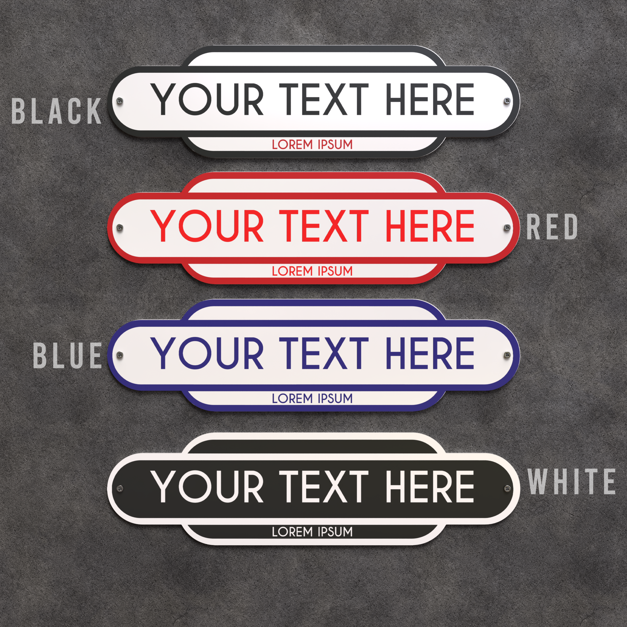 Personalised Printed Assorted Street Signs