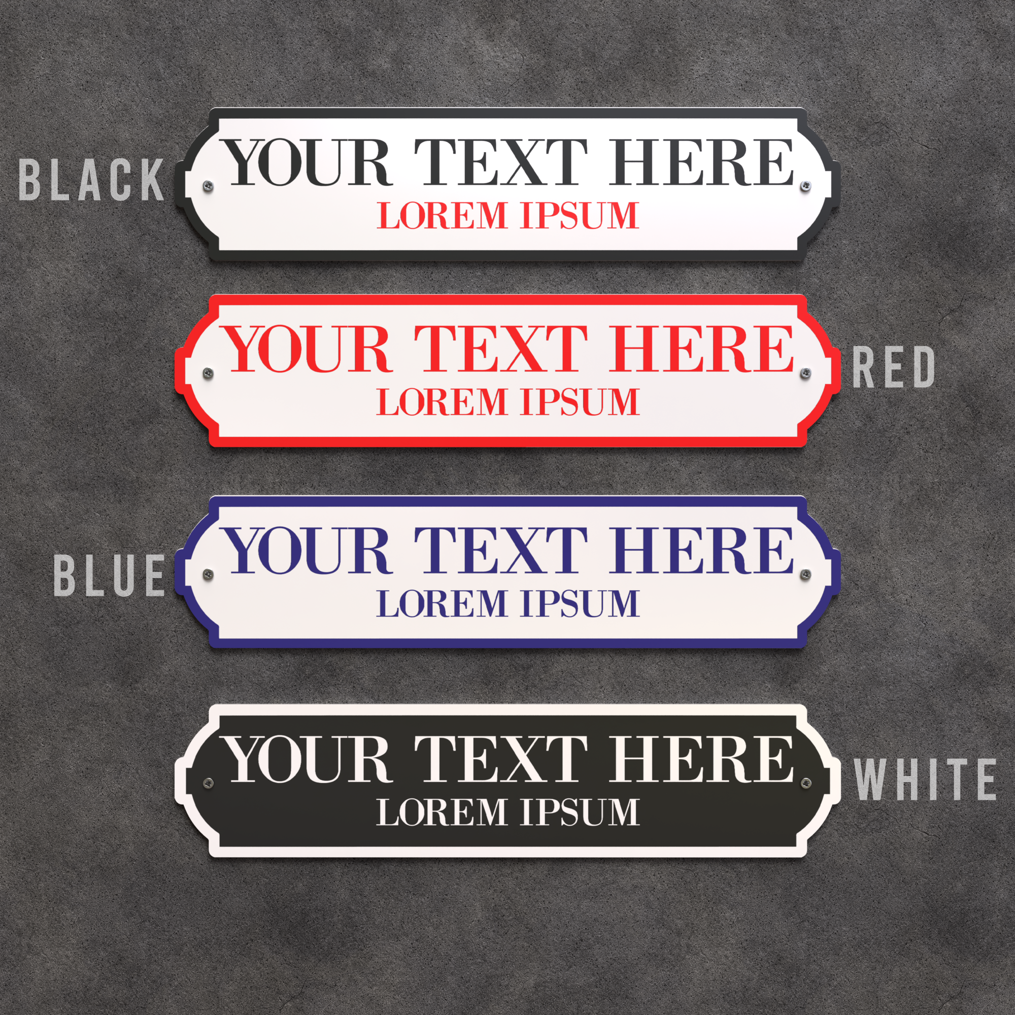 Personalised Printed Assorted Street Signs